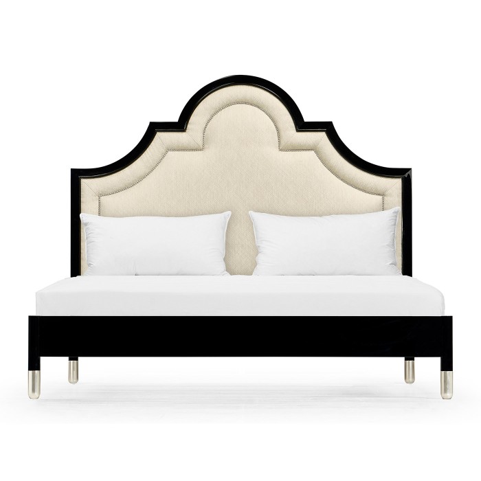 Madison Piano Black US King Bed