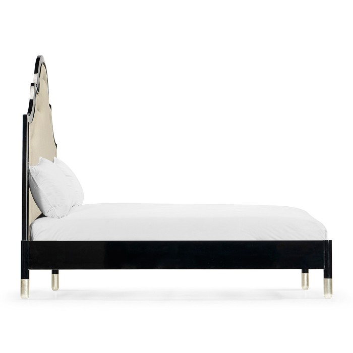 Madison Piano Black US King Bed