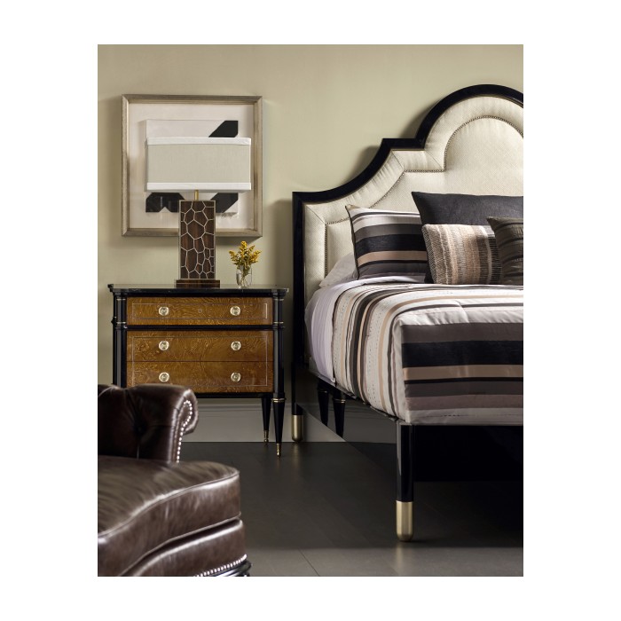 Madison Piano Black US King Bed