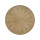 Round Bleached Walnut Dining Table 72