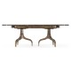 Rectangular Bleached Mahogany Extending Dining Table 93