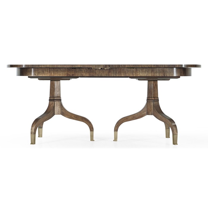 Rectangular Bleached Mahogany Extending Dining Table 93
