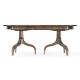Rectangular Bleached Mahogany Extending Dining Table 93