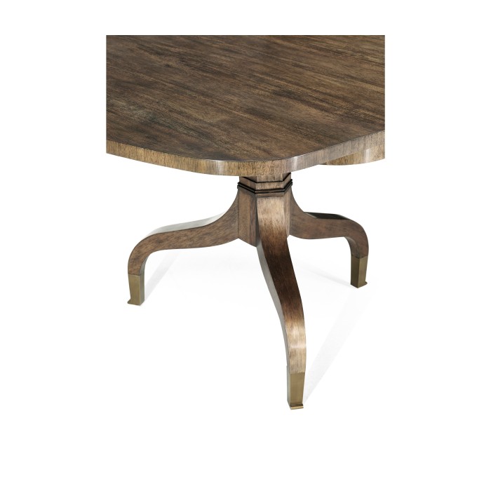 Rectangular Bleached Mahogany Extending Dining Table 93