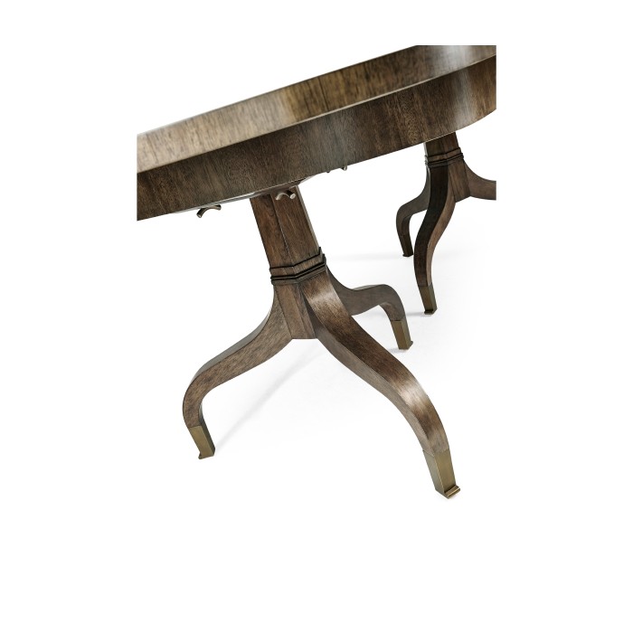 Rectangular Bleached Mahogany Extending Dining Table 93