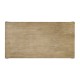 Rectangular Rivoli Walnut & White Stainless Steel Dining Table 84