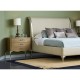 Rivoli Walnut & Champagne Nightstand
