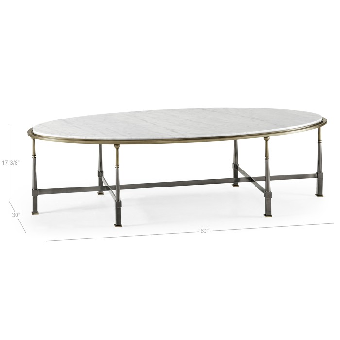 Hamilton Oval Cocktail Table