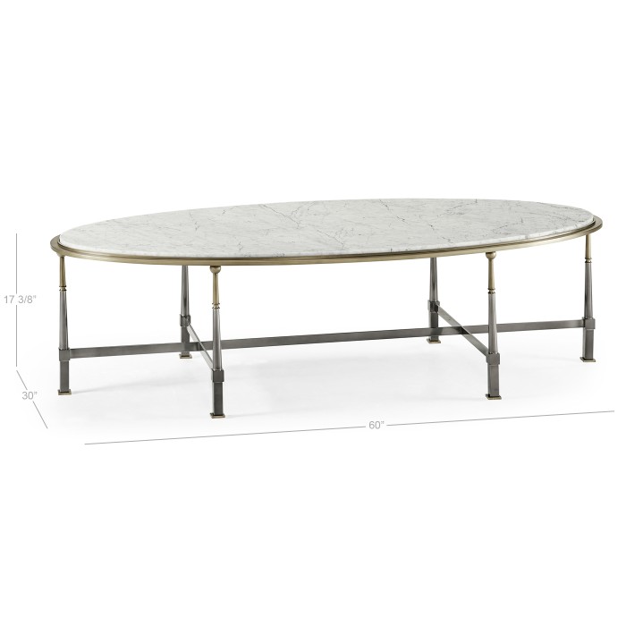 Hamilton Oval Cocktail Table