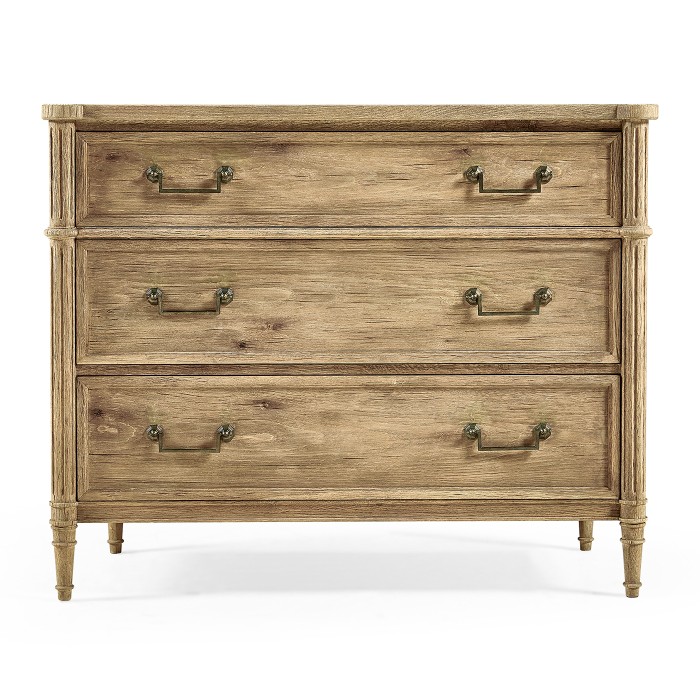 Kalpa Louis XVI Drawer Chest - Stripped Chestnut
