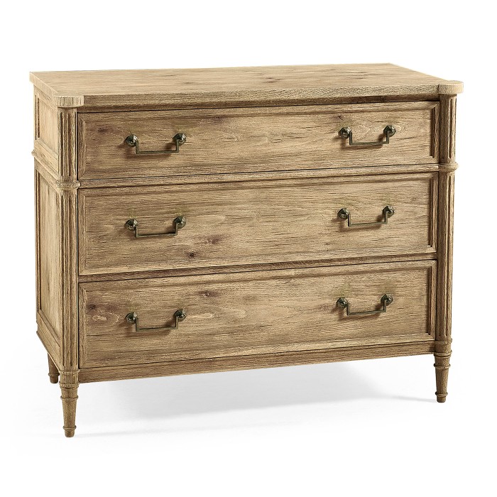 Kalpa Louis XVI Drawer Chest - Stripped Chestnut