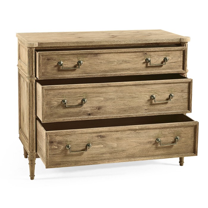 Kalpa Louis XVI Drawer Chest - Stripped Chestnut