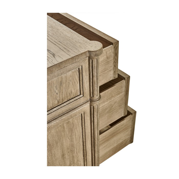 Kalpa Louis XVI Drawer Chest - Bleached Chestnut
