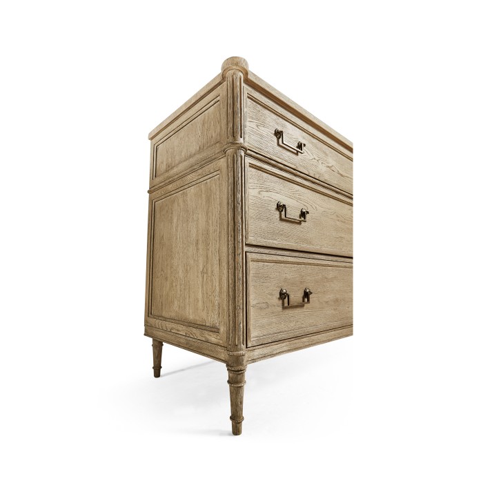 Kalpa Louis XVI Drawer Chest - Bleached Chestnut