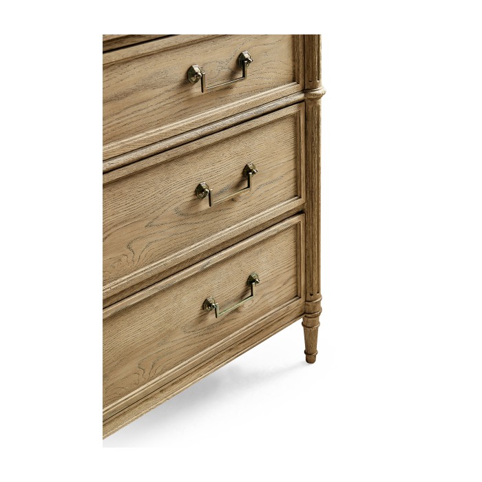 Kalpa Louis XVI Drawer Chest - Stripped Chestnut