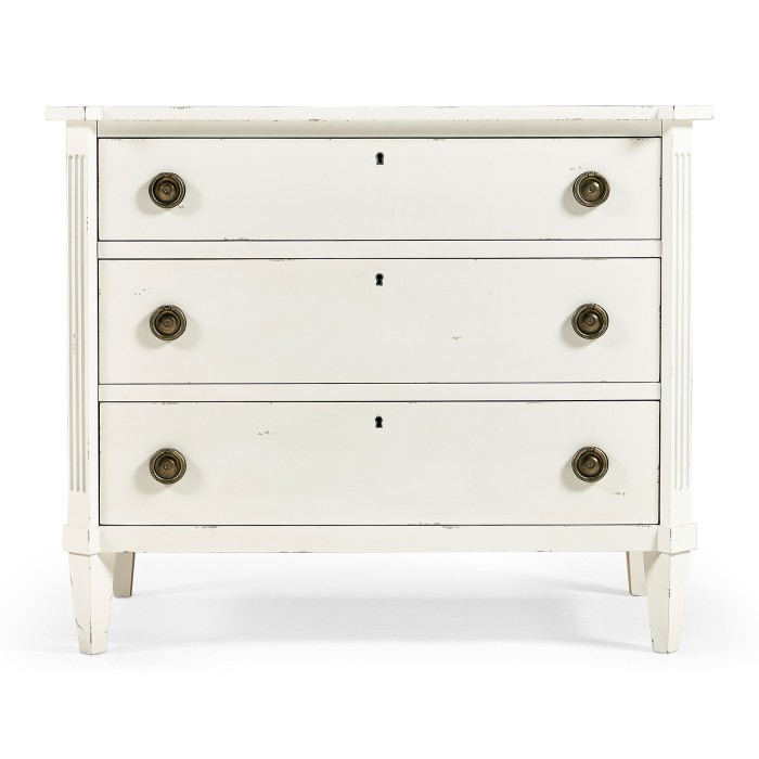 Aeon Swedish Drawer Chest - Antique White