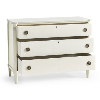 Aeon Swedish Drawer Chest - Antique White