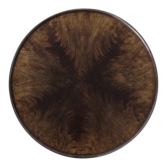 Orsman Ebonized Round Side Table
