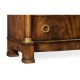 Mahogany biedermeier high chest