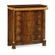 Mahogany biedermeier high chest
