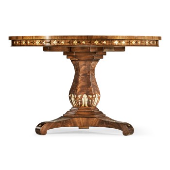 Mahogany Round Dining Table 48