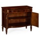 Bowfront mahogany side cabinet (high seen)