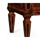Bowfront mahogany side cabinet (high seen)