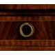 Bowfront mahogany side cabinet (high seen)