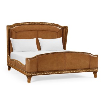 Louis XV Style Burl Walnut UK King Bed