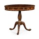 Mahogany Oval Marquetry Lamp Table