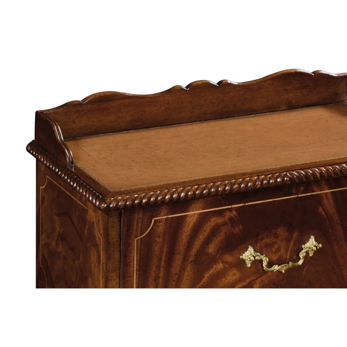 Regency Style Mahogany Bed Steps