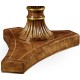 Burl & Mother of Pearl Adjustable Sofa/Bed Table