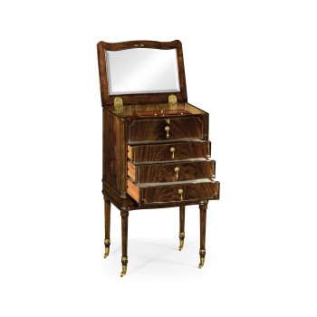 Mahogany Jewellery Collectors Cabinet