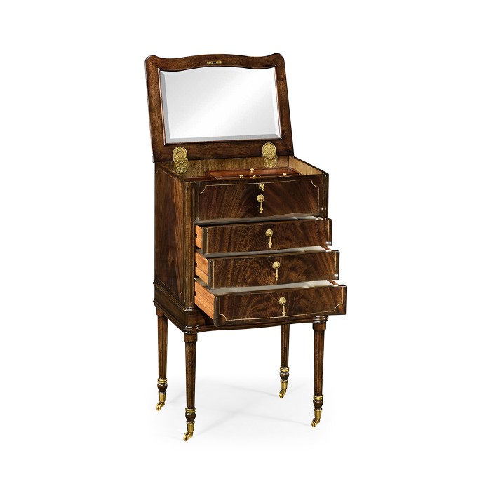 Mahogany Jewellery Collectors Cabinet