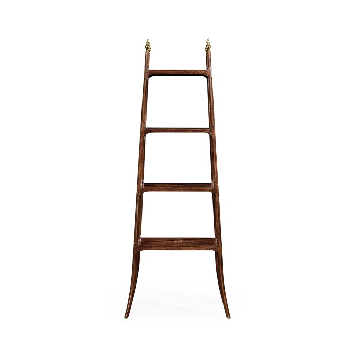 Regency style mahogany four tier étagère