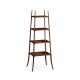 Regency style mahogany four tier étagère
