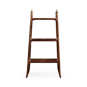 Regency style mahogany three tier étagère