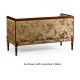 Regency style settee with brass detailing