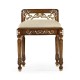 Burl & Mother of Pearl Dressing Stool