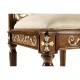 Burl & Mother of Pearl Dressing Stool