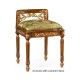Burl & Mother of Pearl Dressing Stool