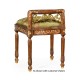 Burl & Mother of Pearl Dressing Stool