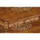 Burl & Mother of Pearl Inlaid Rectangular Coffee Table