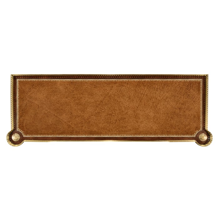 Napolean III mahogany and brass console