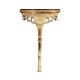 Carved & gilded bracket console (Mahogany top)