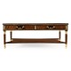 Mahogany William IV style gilded square coffee table