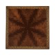 Mahogany William IV style gilded square coffee table