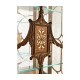 Left Opening Burl & Mother of Pearl Display Cabinet