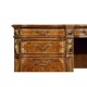 Burl & Mother of Pearl Faux Partners Desk