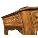 Burl & Mother of Pearl Dressing Table with Hinged Mirror